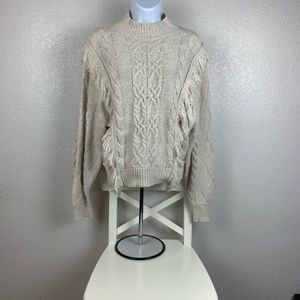 LEITH XS Cream Sweater